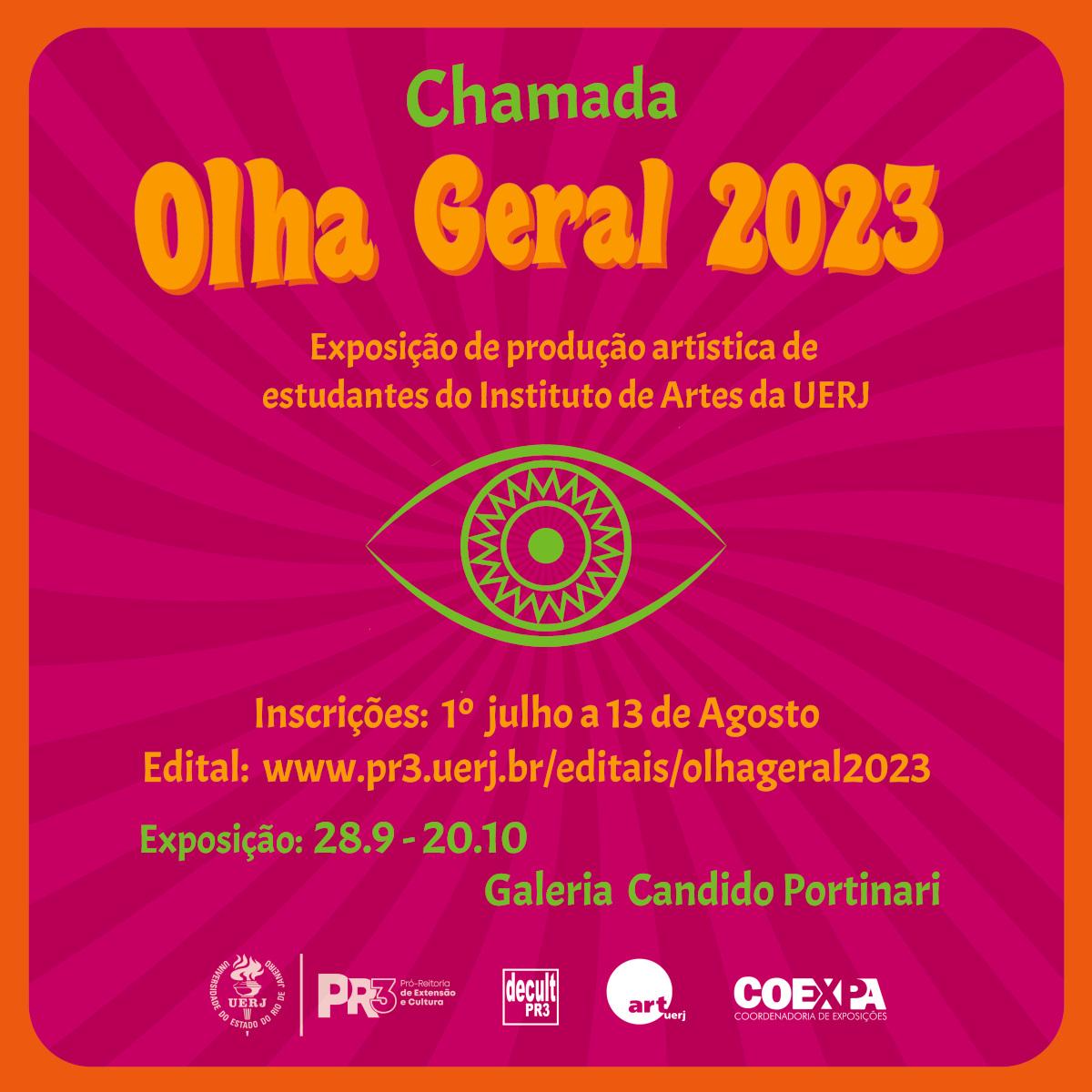 Lançado o Edital Olha Geral 2023!