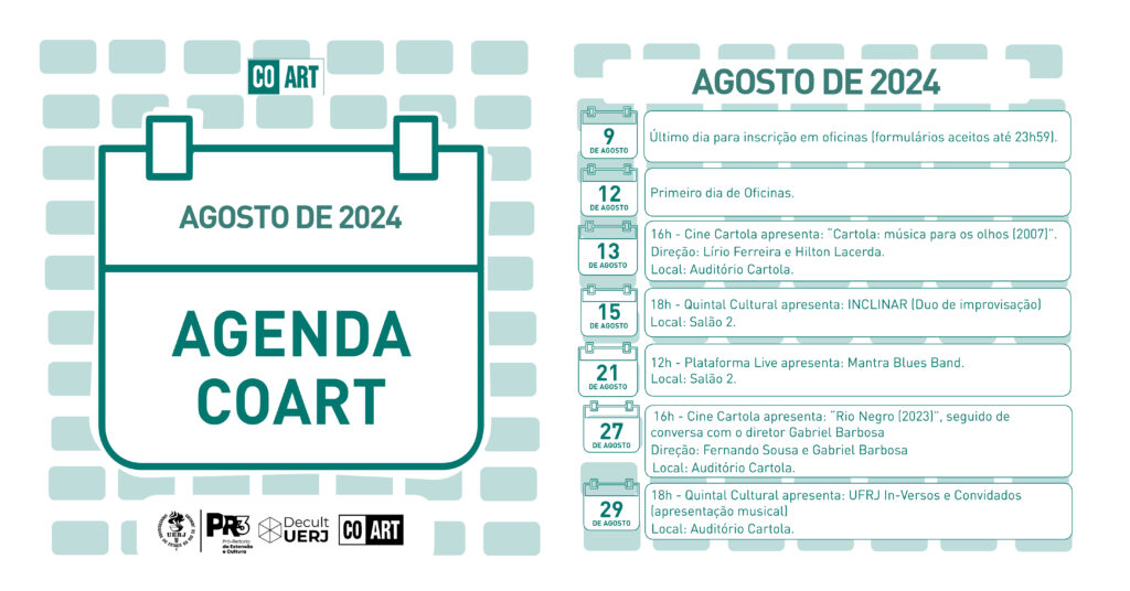 Agenda COART- Agosto