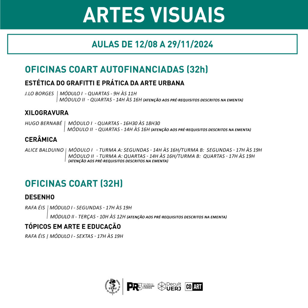 Início das Oficinas 2024.2