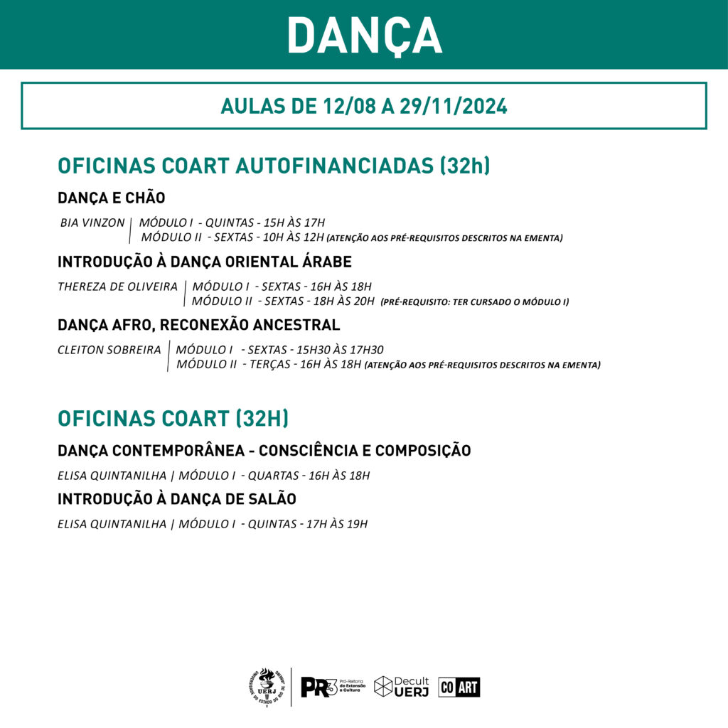 Início das Oficinas 2024.2