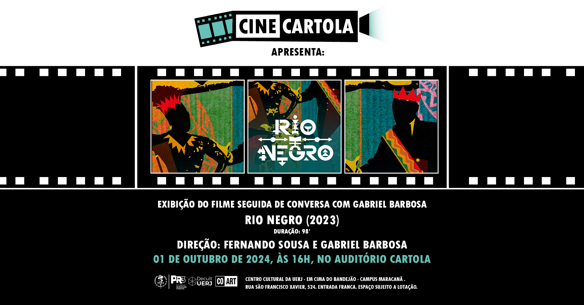 Cine Cartola exibe: Rio Negro