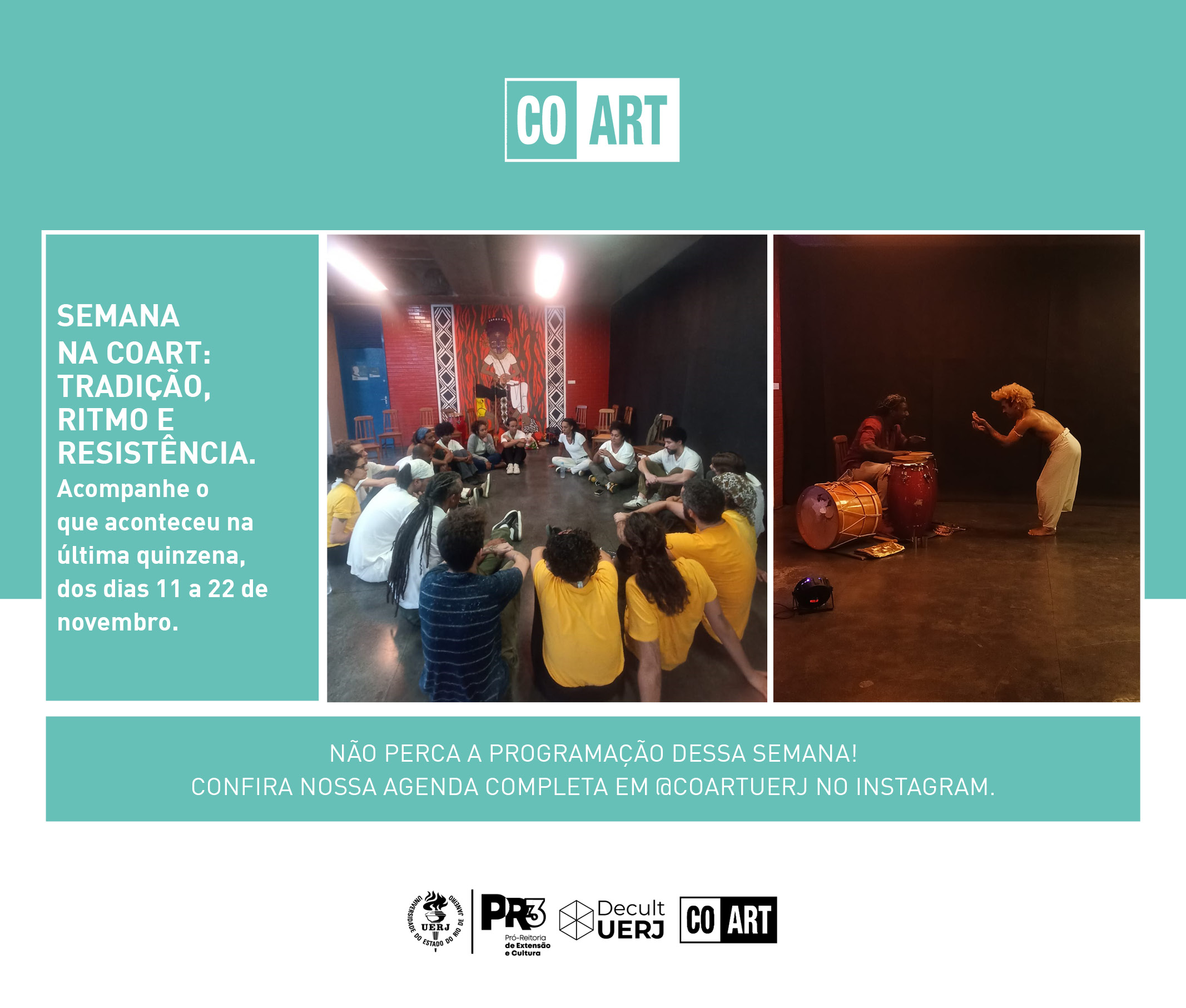 COART celebra arte, resistência e consciência negra em uma quinzena de eventos