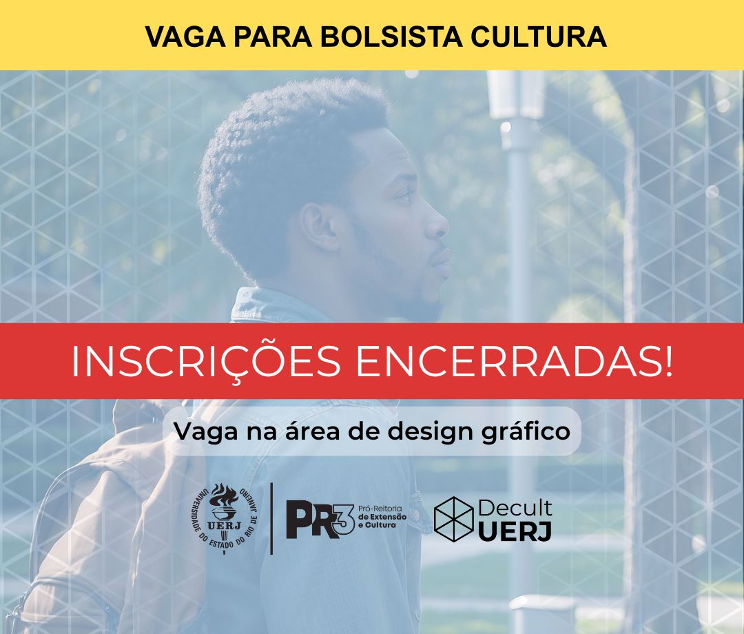 Seleção de bolsista cultura na área de Design Gráfico para o Decult