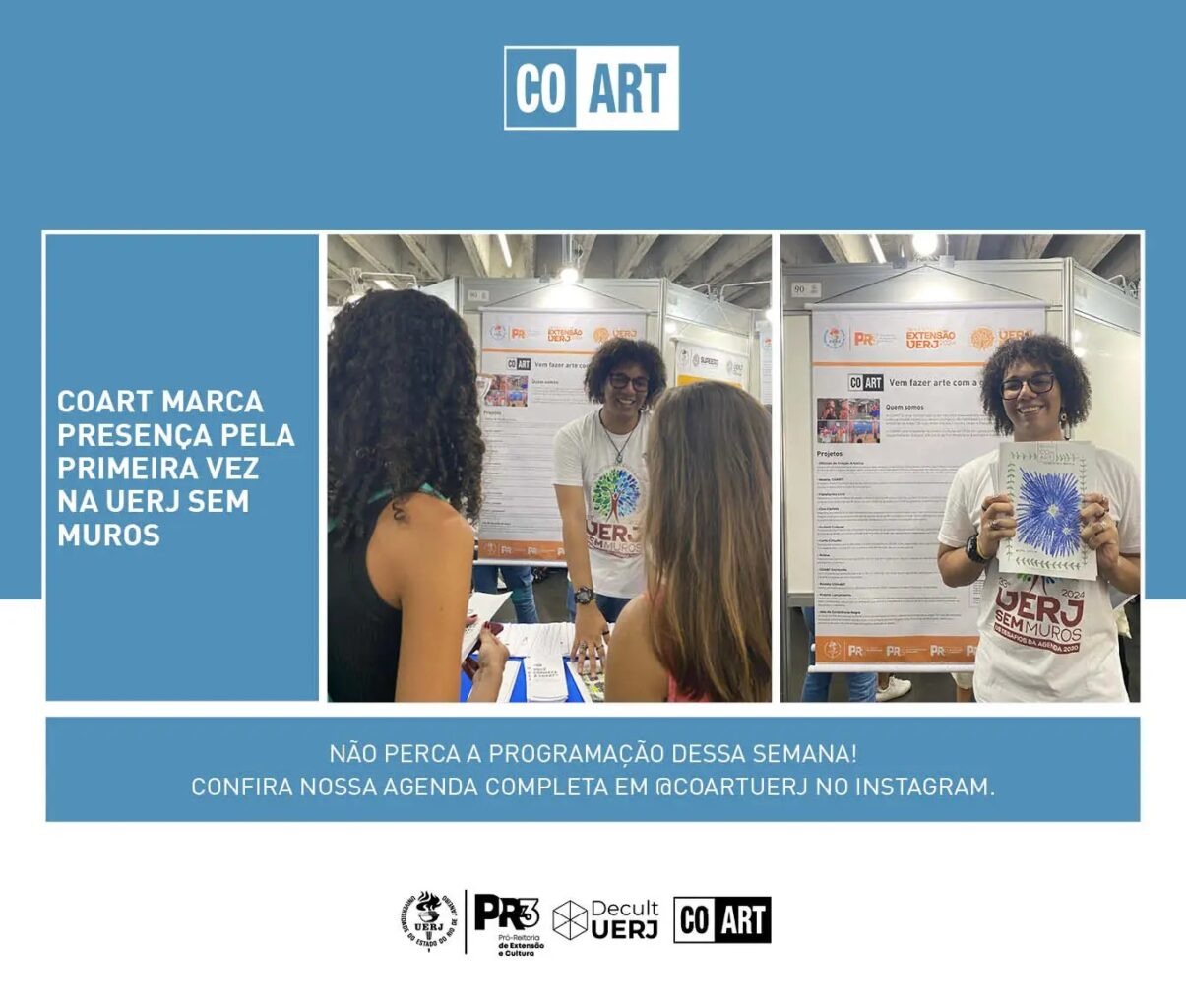 Coart marca presença pela primeira vez na Uerj Sem Muros