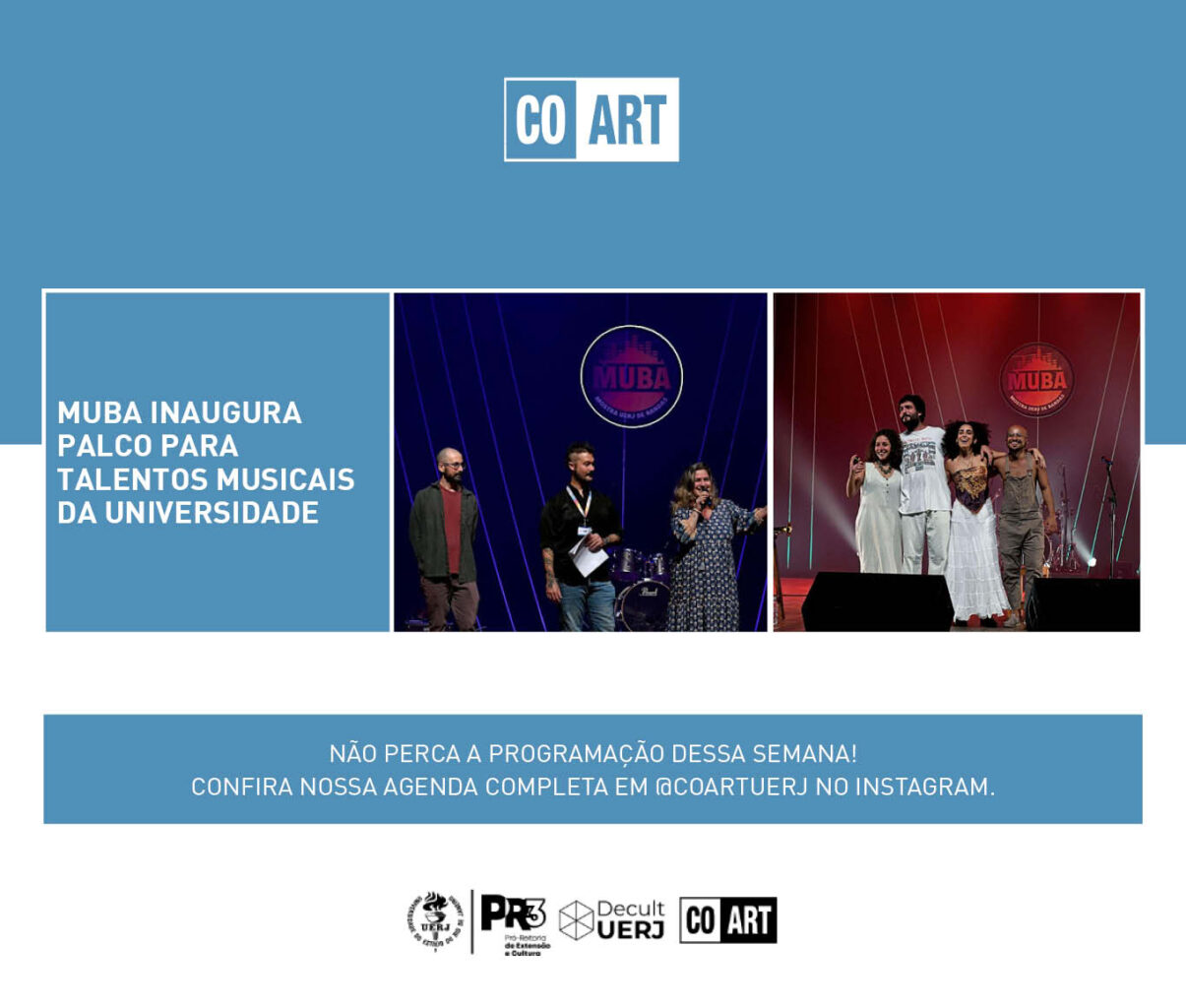 MUBA inaugura palco para talentos musicais da universidade