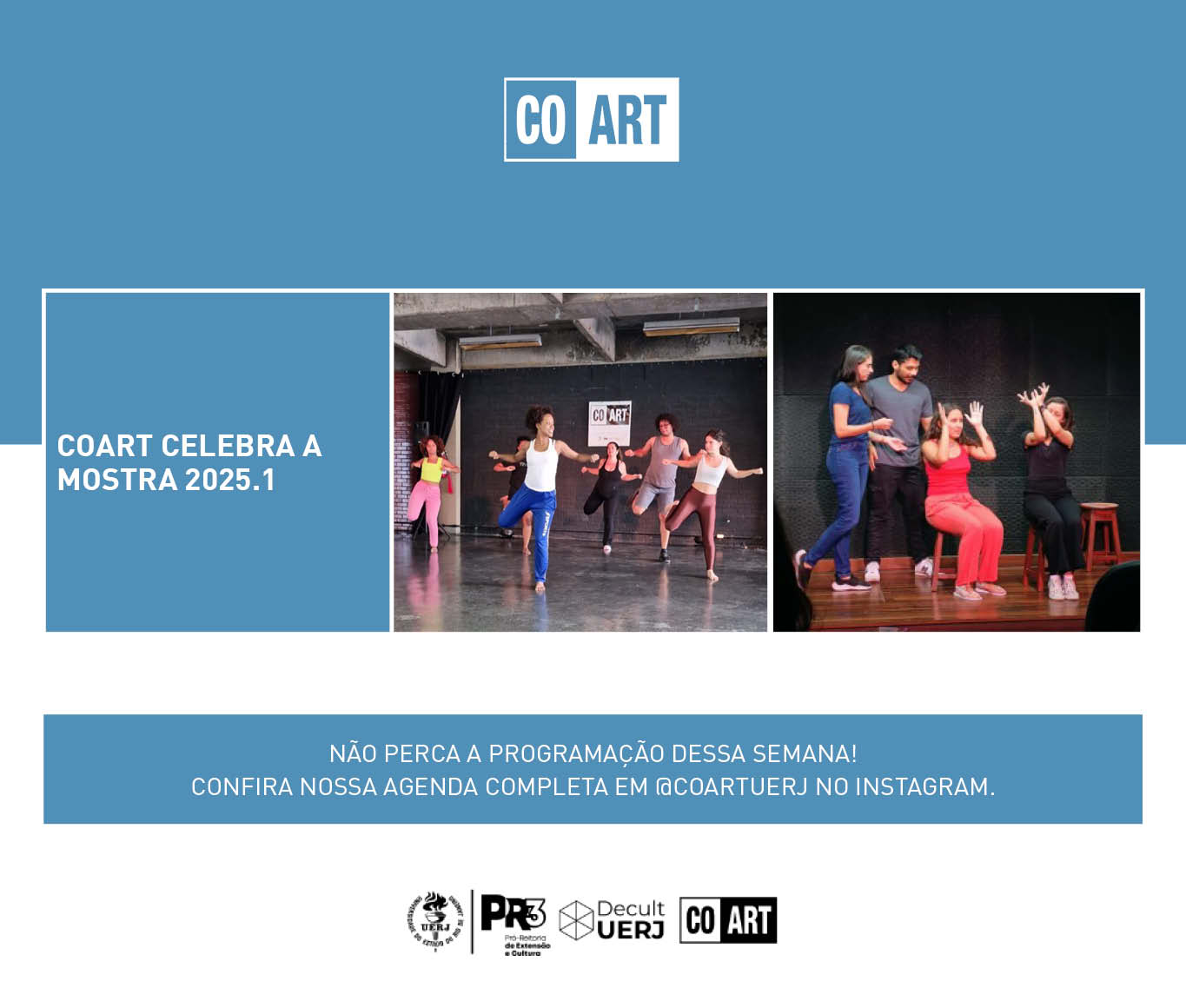 COART celebra a mostra 2025.1