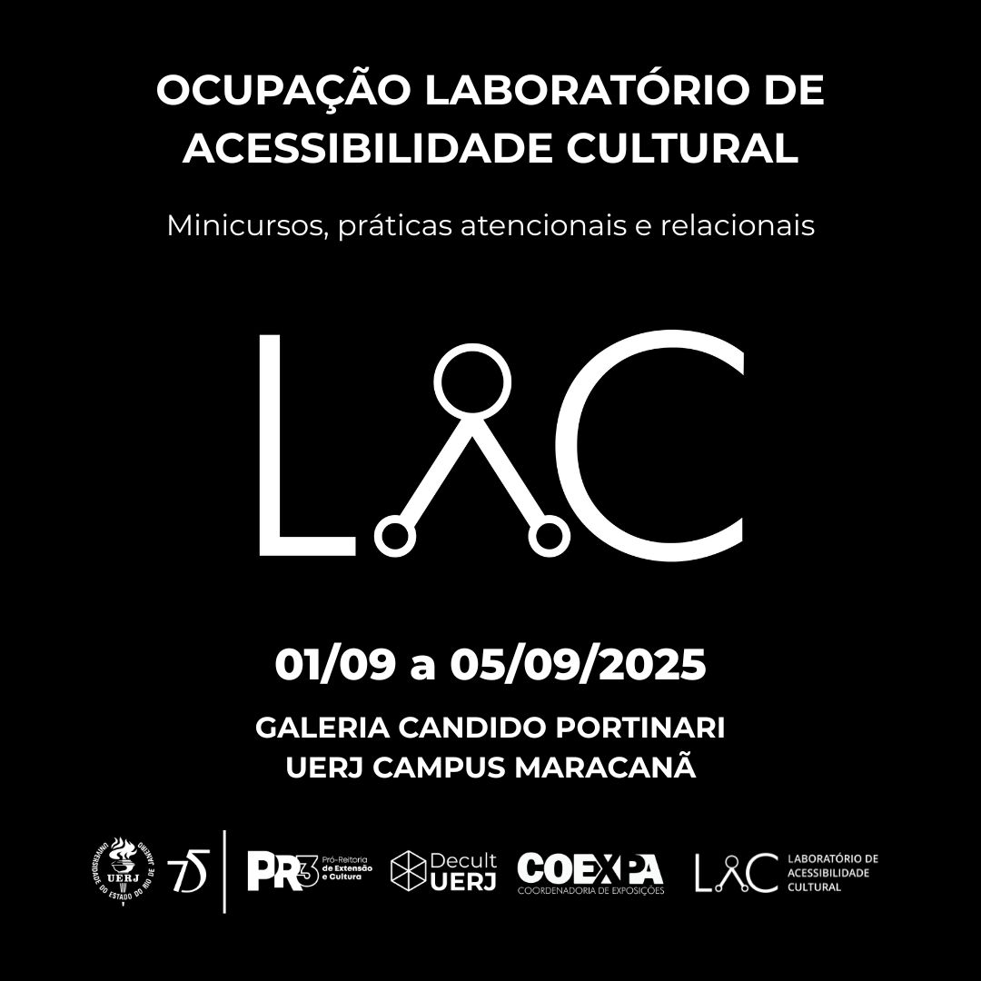 Ocupação Laboratório de Acessibilidade Cultural (LAC) na Galeria Candido Portinari