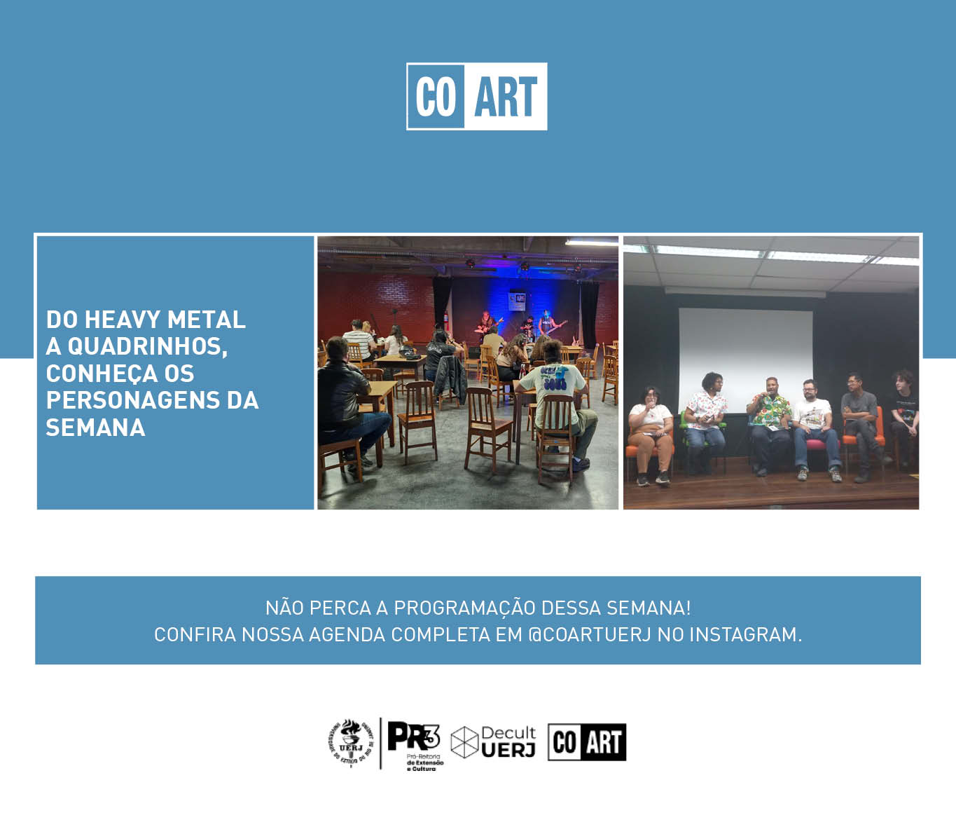 Do heavy metal a quadrinhos, conheça os personagens da semana